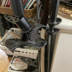 Adjustable Black Clip-On Microphone/Accessory Mount